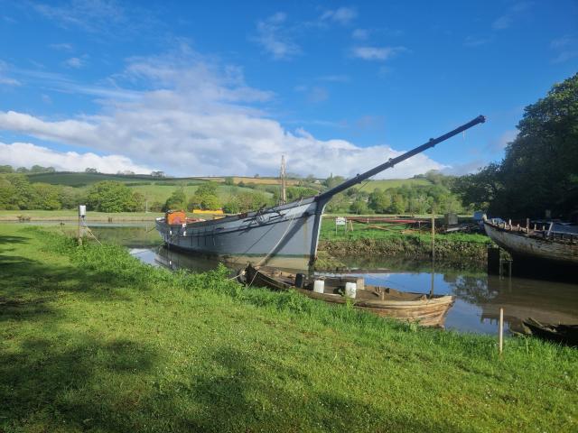 Moored on the Tamar