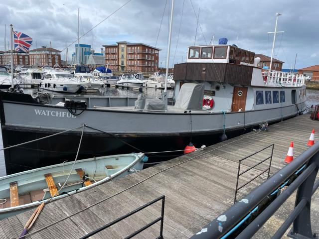 Moored in Hartlepool