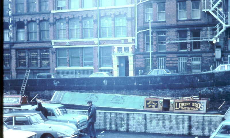 Atilla on Rochdale Canal, 1971