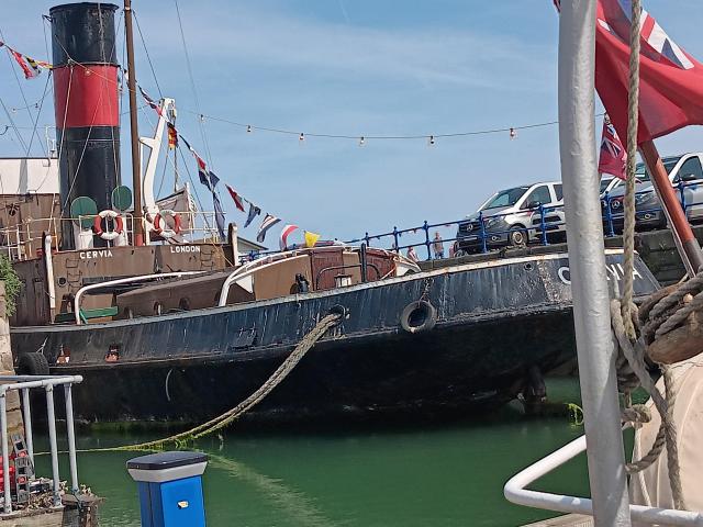 berthed in Ramsgate