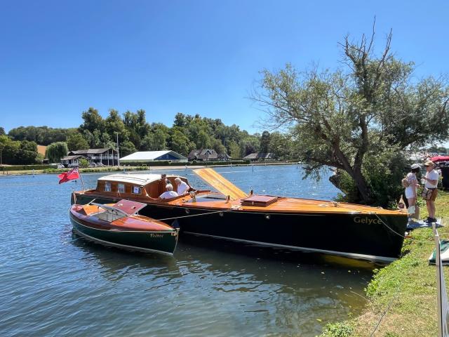 Moored in Henley for the regatta