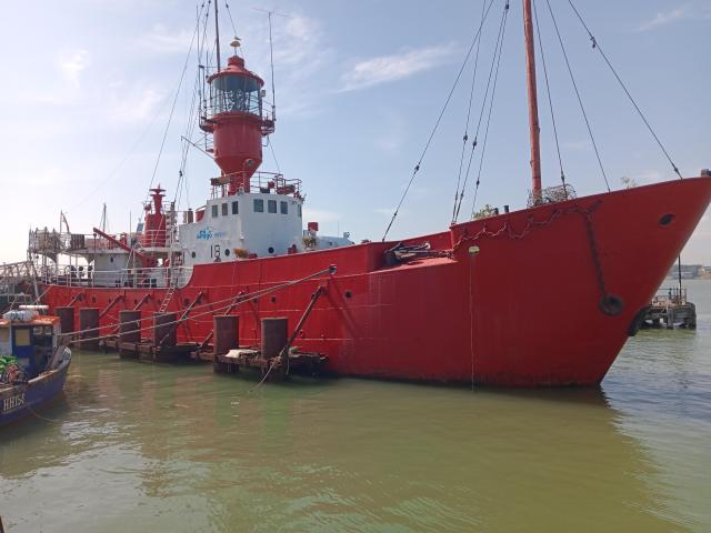 Berthed in Harwich