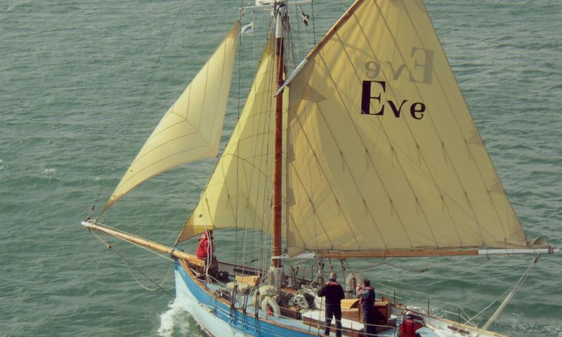 Eve of St Mawes - under sail
