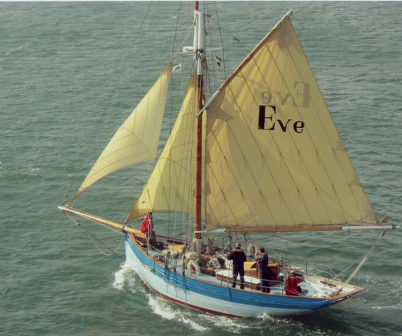 Eve of St Mawes - under sail