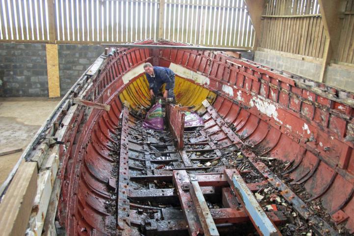 Hull conservation underway