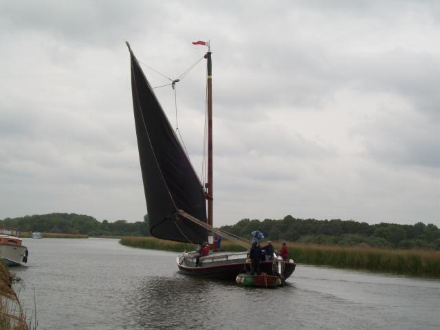 Under sail