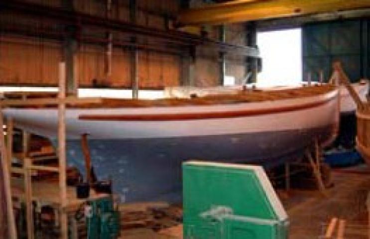 Polly Agatha being built