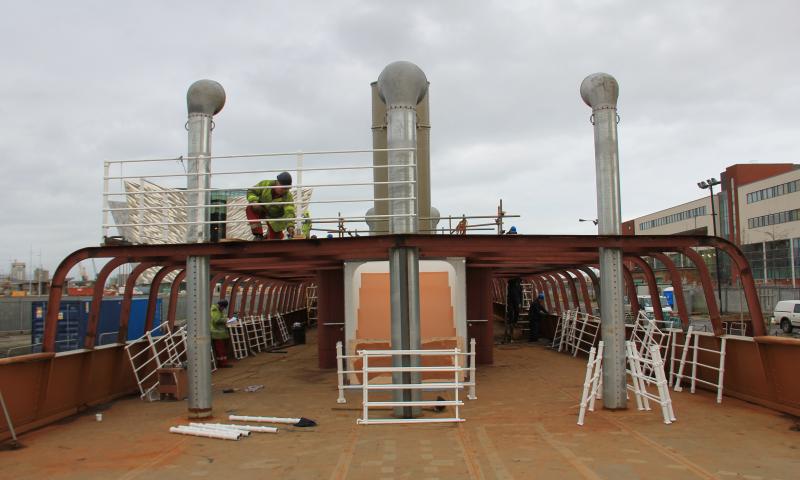 SS Nomadic - restored deck