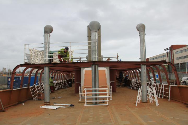 SS Nomadic - restored deck