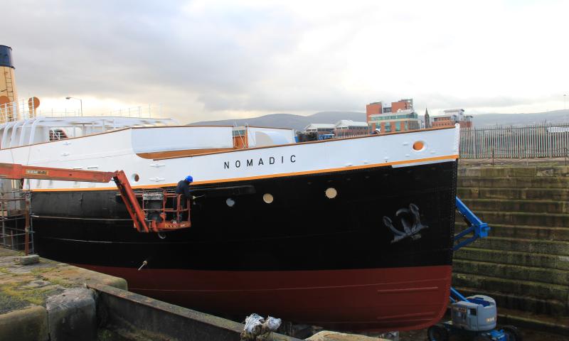 SS Nomadic - starboard bow