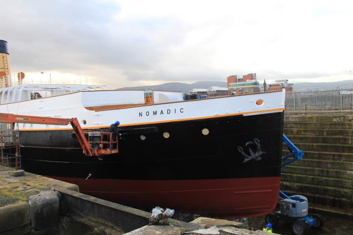 SS Nomadic - starboard bow