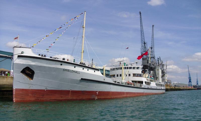 SS Shieldhall - Starbord view