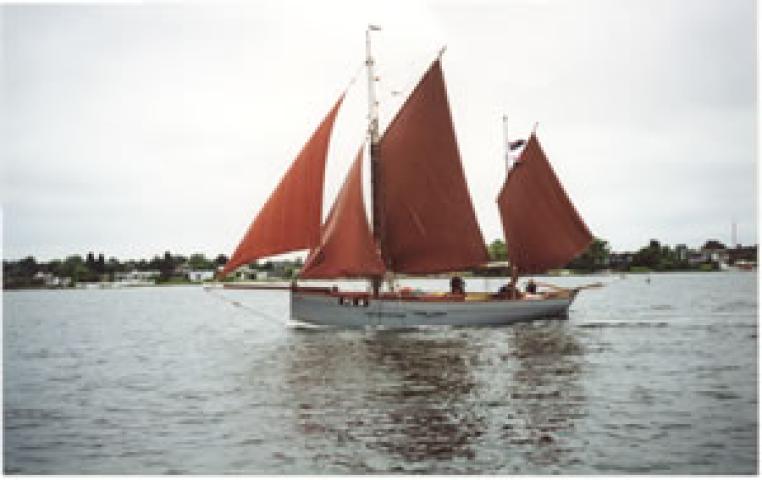 Britannia - at sea, port side