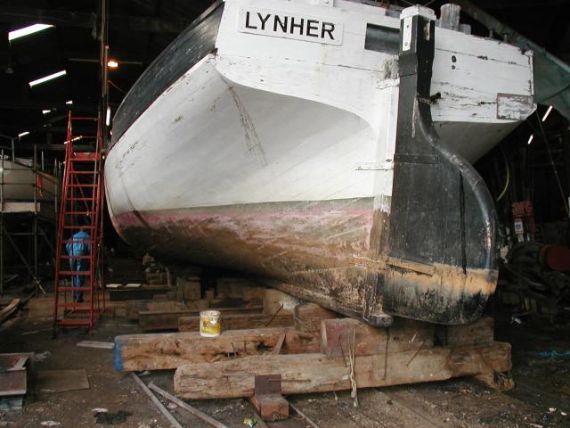 Lynher - stern view