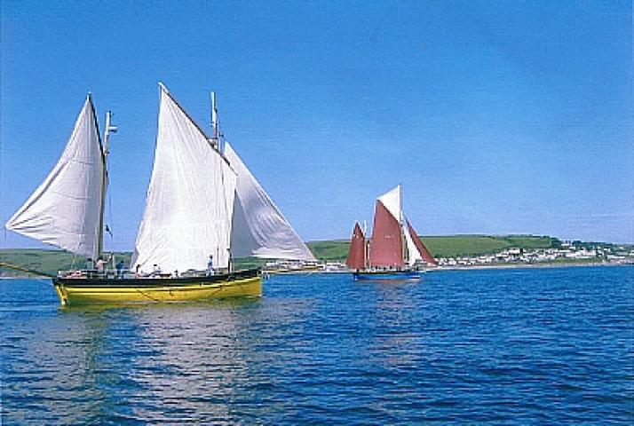 Our Boys under sail - starboard side view