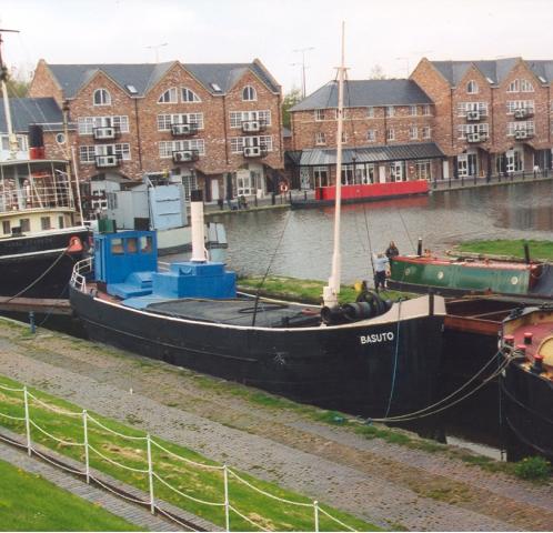 BASUTO - deck arrangement, bow looking aft from starboard quarter. Ref: 95/12/2/19