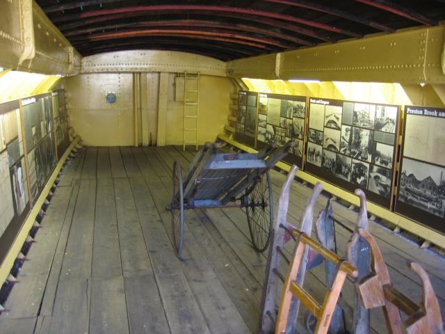 The exhibition in Bigmere's hold