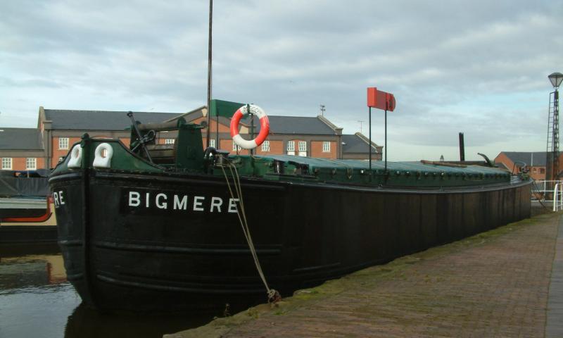 Bigmere, moored alongside at Ellesmere Port.