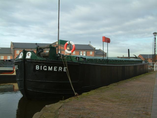 Bigmere, moored alongside at Ellesmere Port.