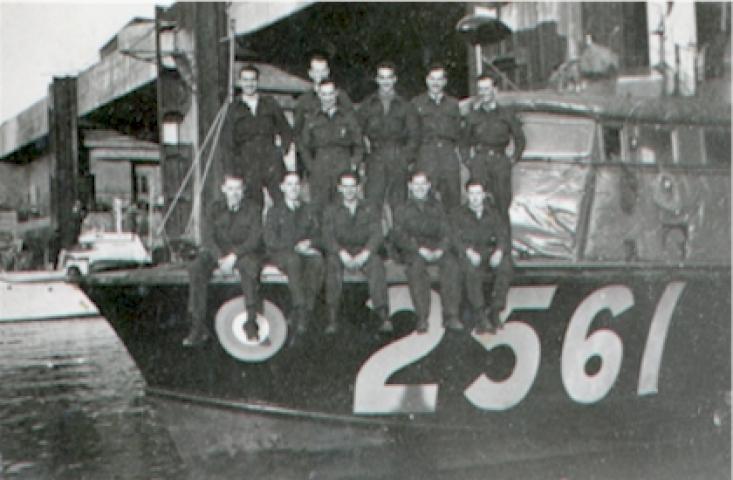 2561 on service during World War II