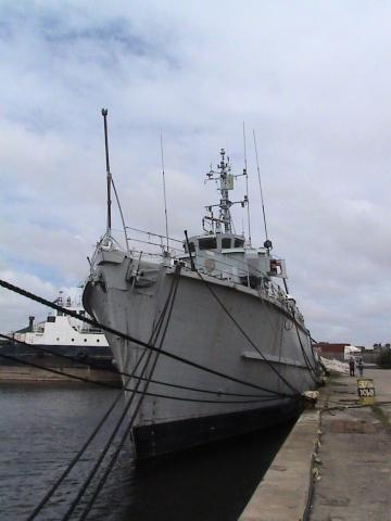 HMS Bronington- bow facing