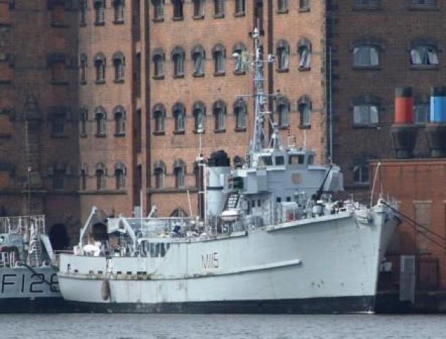 HMS Bronington - starboard view