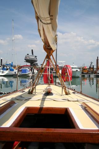 Corrie - cockpit looking aft