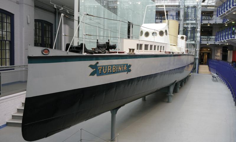 Turbinia - port bow