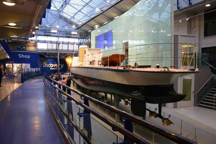 TURBINIA on display - stern view