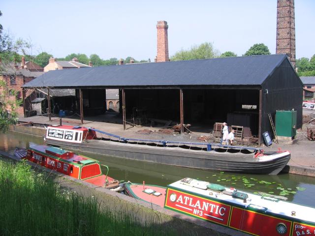 Peacock - alongside at the Black Country Living Museum, 2007