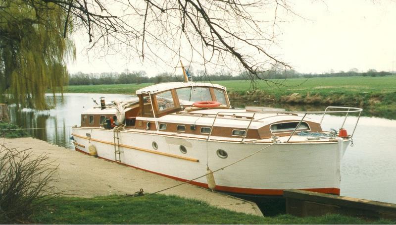 LA BOHEME - moored up, starboard side.