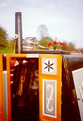 JAMES LOADER - entrance to accommodation from starboard side.