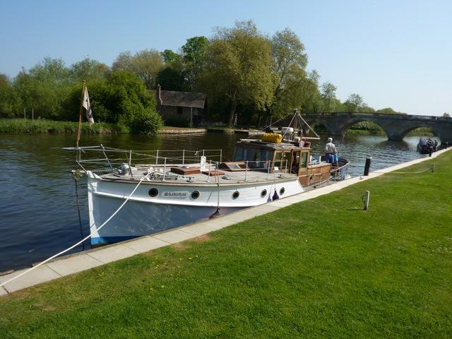 Shahjehan moored on the Thames