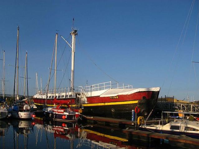 Light Vessel 50 HY Tyne - starboard view