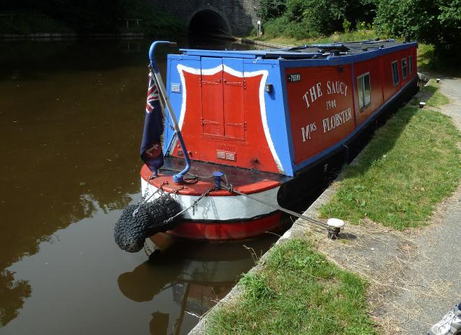 The Saucy Mrs Flobster - at Chirk Tunnel