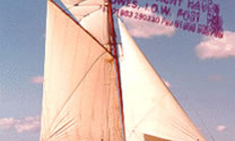 JENNY WREN - under sail, starboard side.
