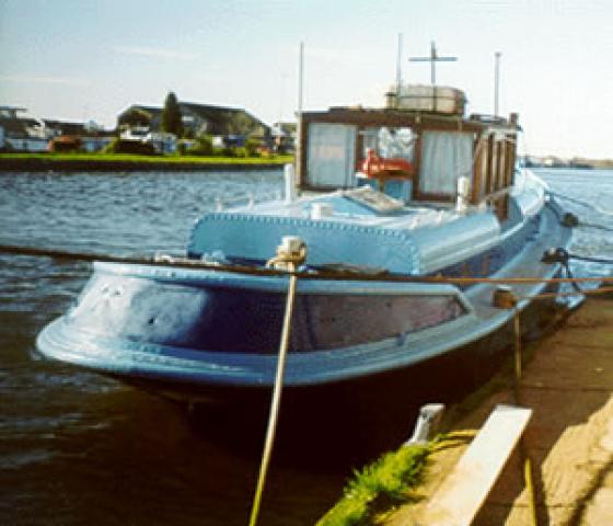 SEVERN ENTERPRISE - stern from starbaord quarter looking forward.