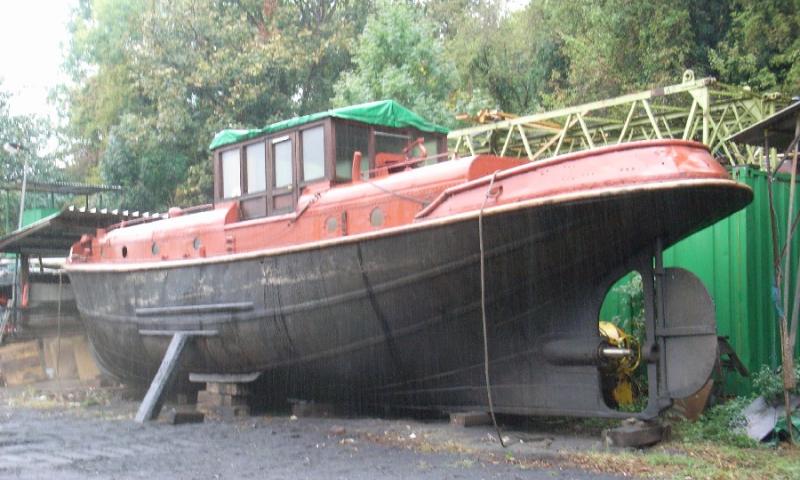 Severn Enterprise under repair