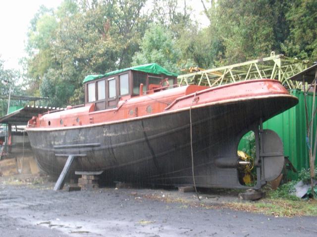 Severn Enterprise under repair