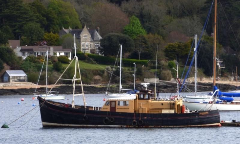 Scotch Queen in Falmouth harbour 13/4/17