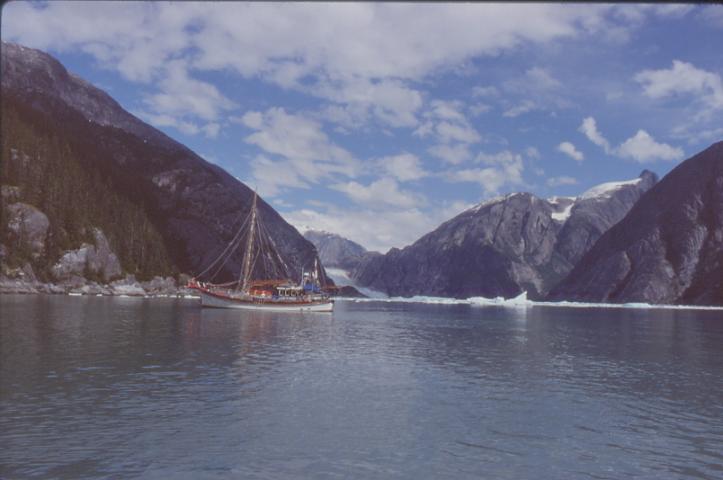 Swn y Mor at anchor La Conte Bay Alaska - Photo Comp 2011 entry