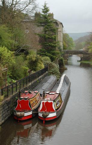 Photo Comp 2012 entry: Swan and Buckden resting at Hebden Bridge