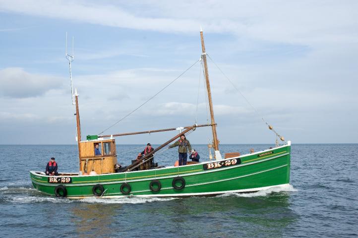 Sovereign - underway, starboard side