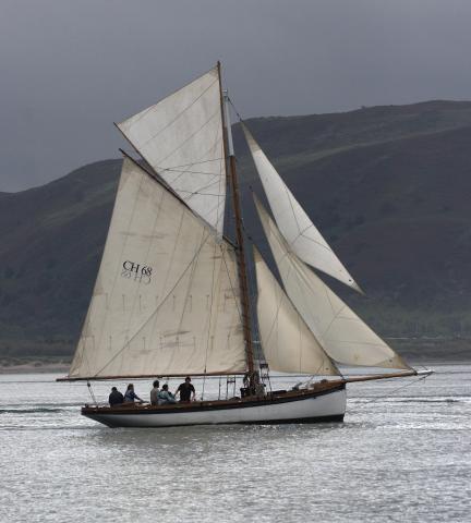 starboard side view