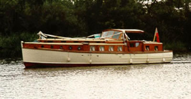 PRINCE OF LIGHT - underway and in use as a wedding boat.