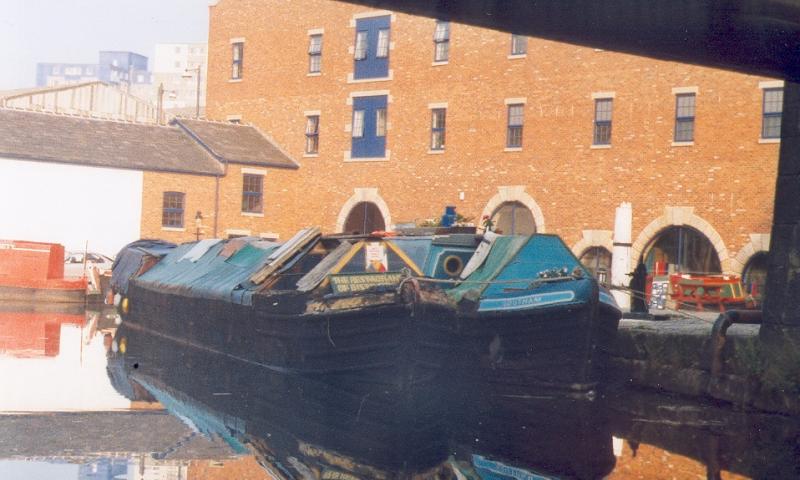 ELTON (left) and SOUTHAM  (right) - at Portland Basin. Bow looking aft.