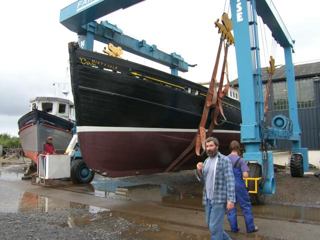 Misty Isle out the water - port bow