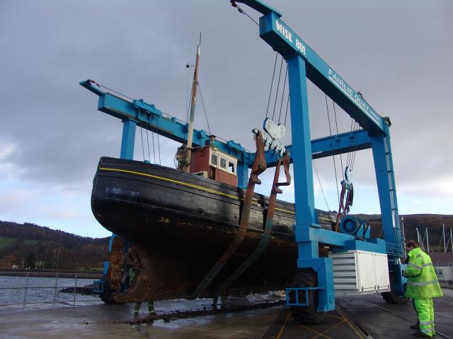 Misty Isle out the water - stern view