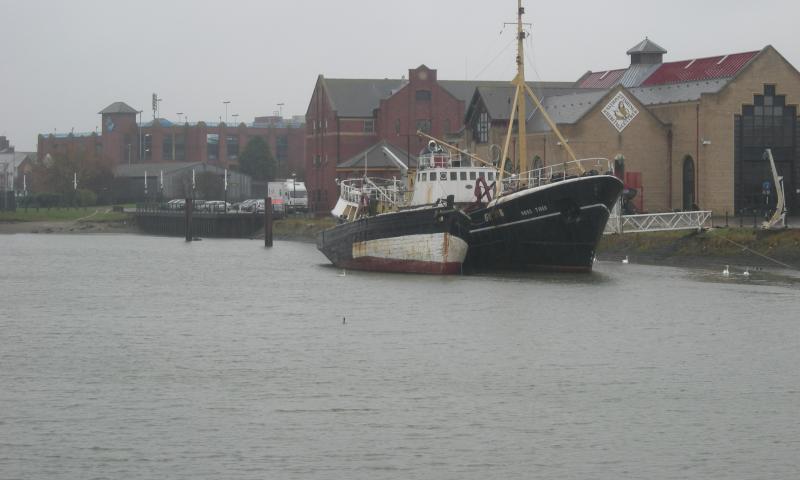 Esther- port side moored alongside Ross Tiger