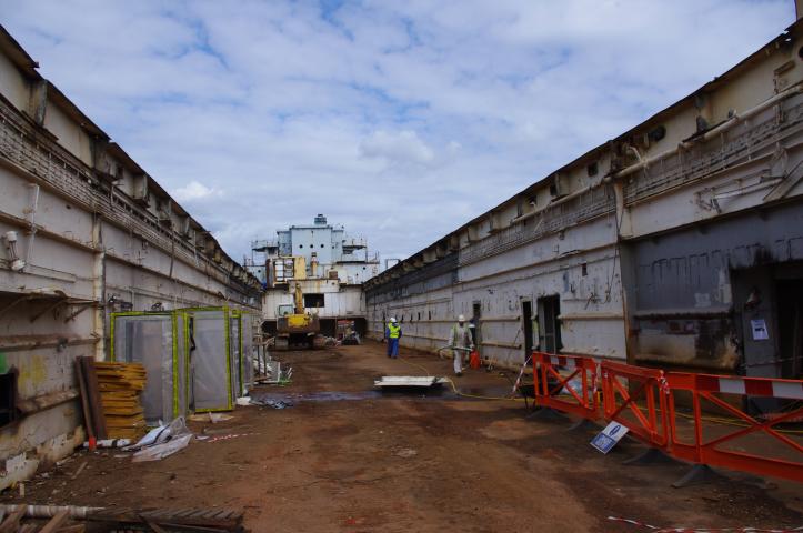 Stalker in August 2010, being scrapped